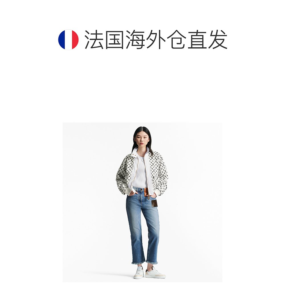 欧洲直邮LOUIS VUITTON(路易威登) 女士3D MONOGRAM 派克大衣