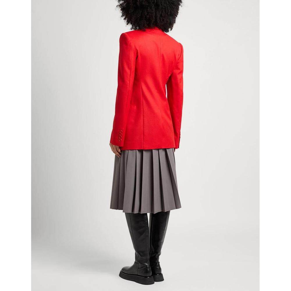 1h可退 【美国直邮】STELLA McCARTNEY 纯色法兰绒单排扣西装外套,淘宝优惠券,粉丝福利购,淘宝优惠卷