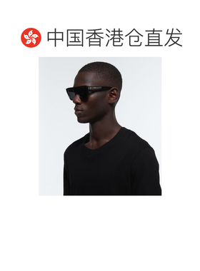1h可退 香港直邮Celine 思琳 男士 矩形太阳眼镜 black黑色 舒适