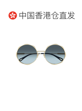 1h可退 香港直邮Chloe 蔻依 女士 圆形框太阳镜 CH0184S metal金