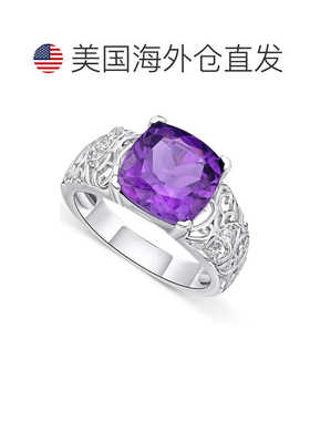 1h可退 【美国直邮】Macy's|紫水晶（2-1/2 克拉总重）和白色托帕