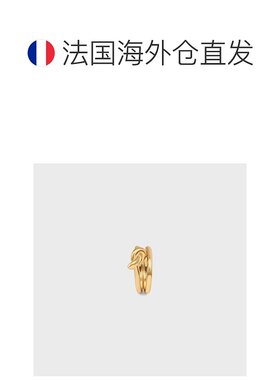 1h可退 欧洲直邮CELINE赛琳 女士棕色镀金黄铜戒指