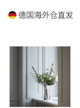 Georg Jensen乔治杰生北欧风Bloom小号不锈钢花瓶