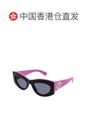 1h可退 香港直邮Gucci 古驰 女士 全框太阳镜 GG1843S black黑色