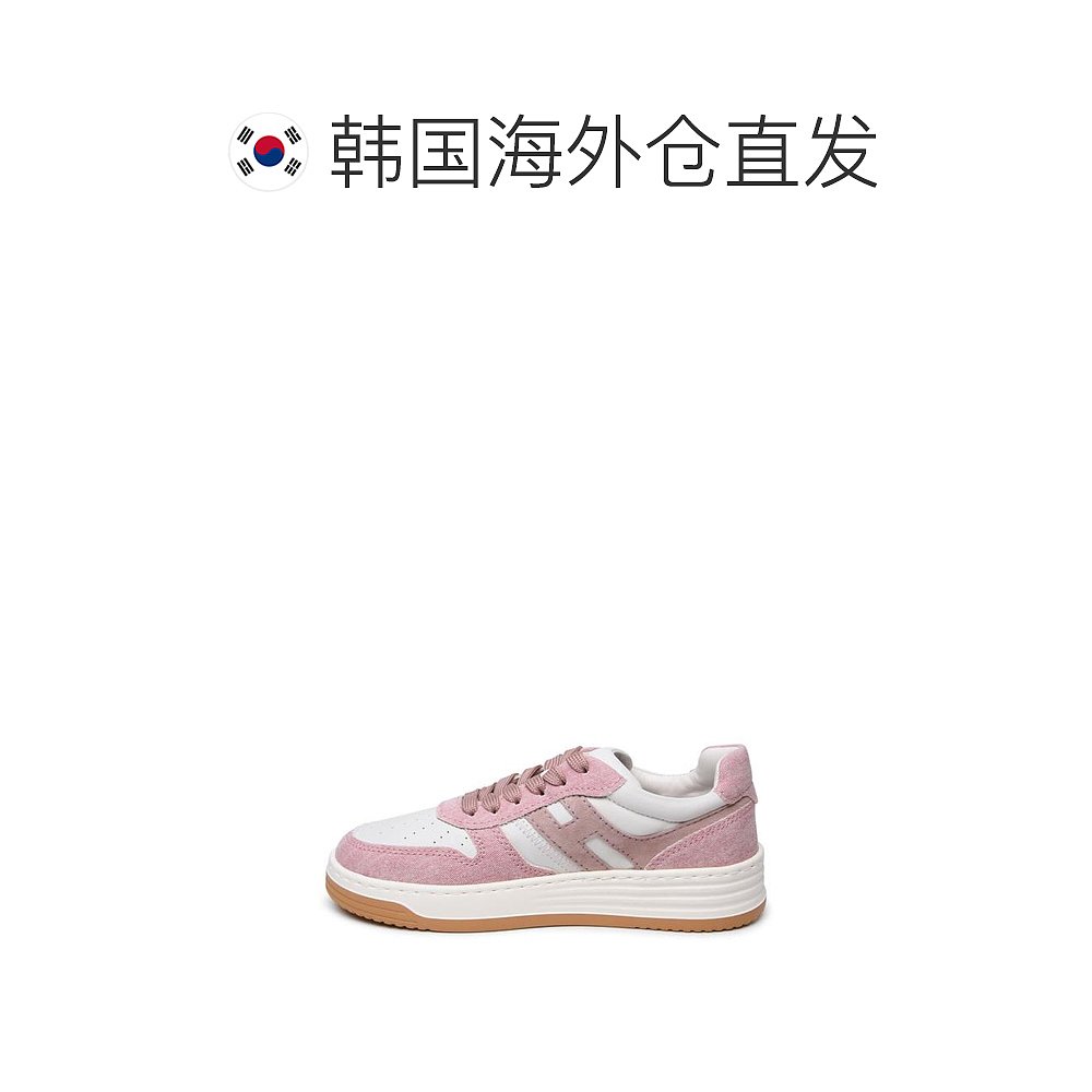 韩国直邮HOGAN24SS平板鞋女HXW6300EU50T5P0FR8PINK牛皮 - 图1