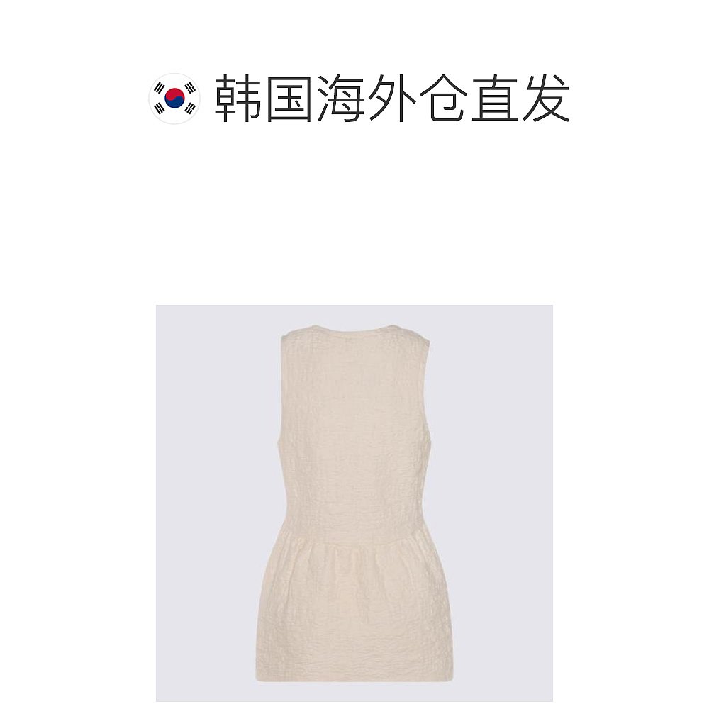 韩国直邮JIL SANDER24SS短袖T恤女J02NC0202PORCELAIN - 图1