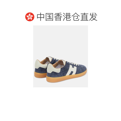 香港直邮Hogan 女士 Cool 绒面革低帮运动鞋 blue【付后1h可退】 - 图1