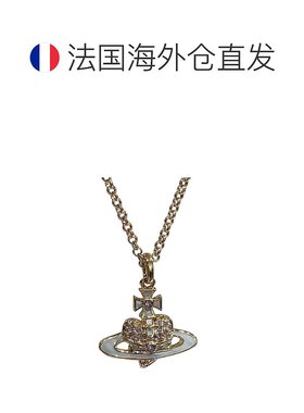 1h可退 欧洲直邮Vivienne Westwood西太后 女士灰色金属紫钻四叶