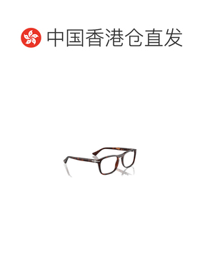 香港直邮PERSOL 男士眼镜 PO3344V024 AW2025 深棕色 全框平光镜