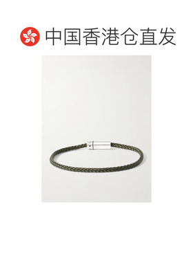 1h可退 香港直邮Le Gramme 男士 7g Nato 纯银绳子麻花扭纹手链 c