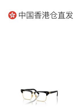 1h可退 香港直邮Miu Miu 缪缪 女士 徽标平光镜 MU10ZS black黑色