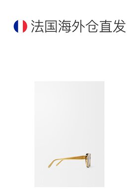 1h可退 欧洲直邮Loewe罗意威 女士透明橄榄绿醋酸纤维猫眼款太阳