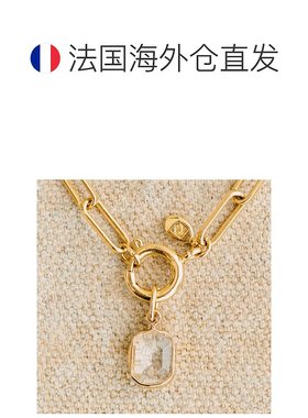 欧洲直邮Sezane 23新款 CHARMS IRMA女士镀金黄铜玻璃吊饰