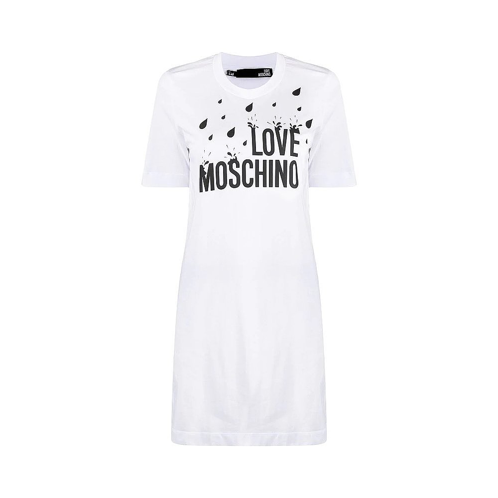 香港直邮Love MoschinoLOVE MOSCHINO 女白色女士连衣裙 W5A0217- - 图2