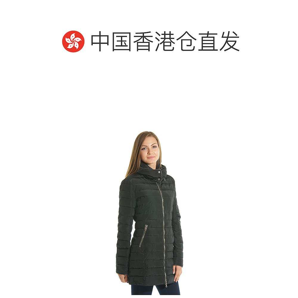 香港直邮Armani Jeans 徽标连帽羽绒服 Z5K16UA - 图1