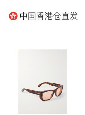 1h可退 香港直邮Tom Ford 汤姆·福特 男士 Juan 方形框龟甲色醋