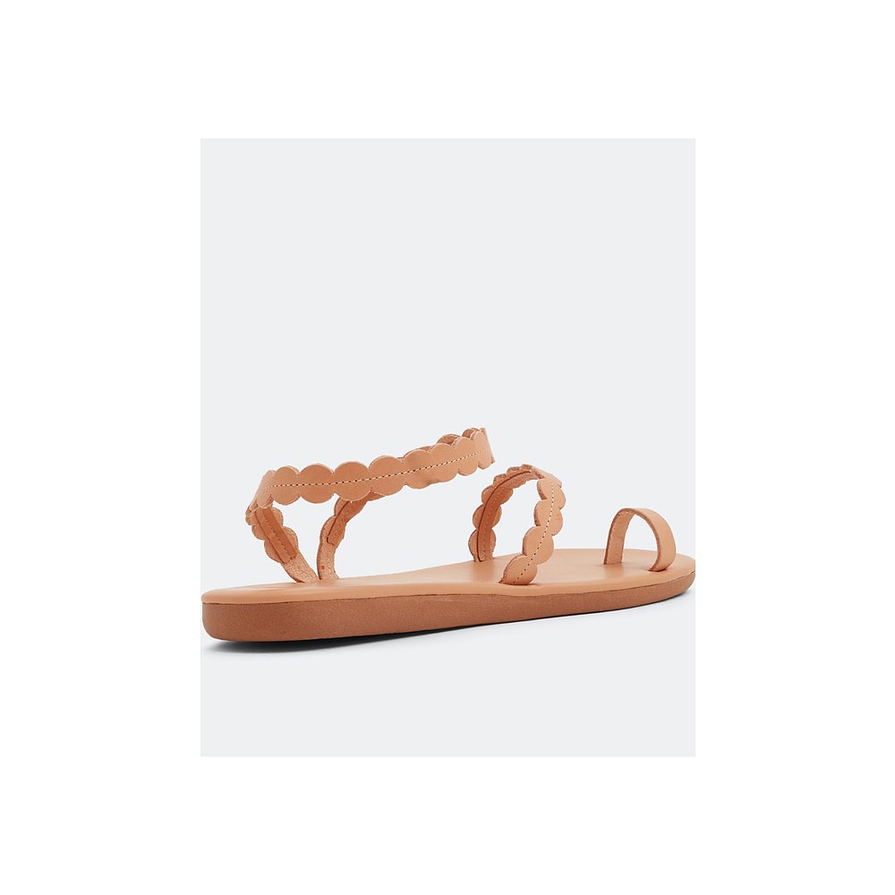 香港直邮Ancient Greek Sandals 徽标平底凉鞋 AURANATURL558Beig - 图0