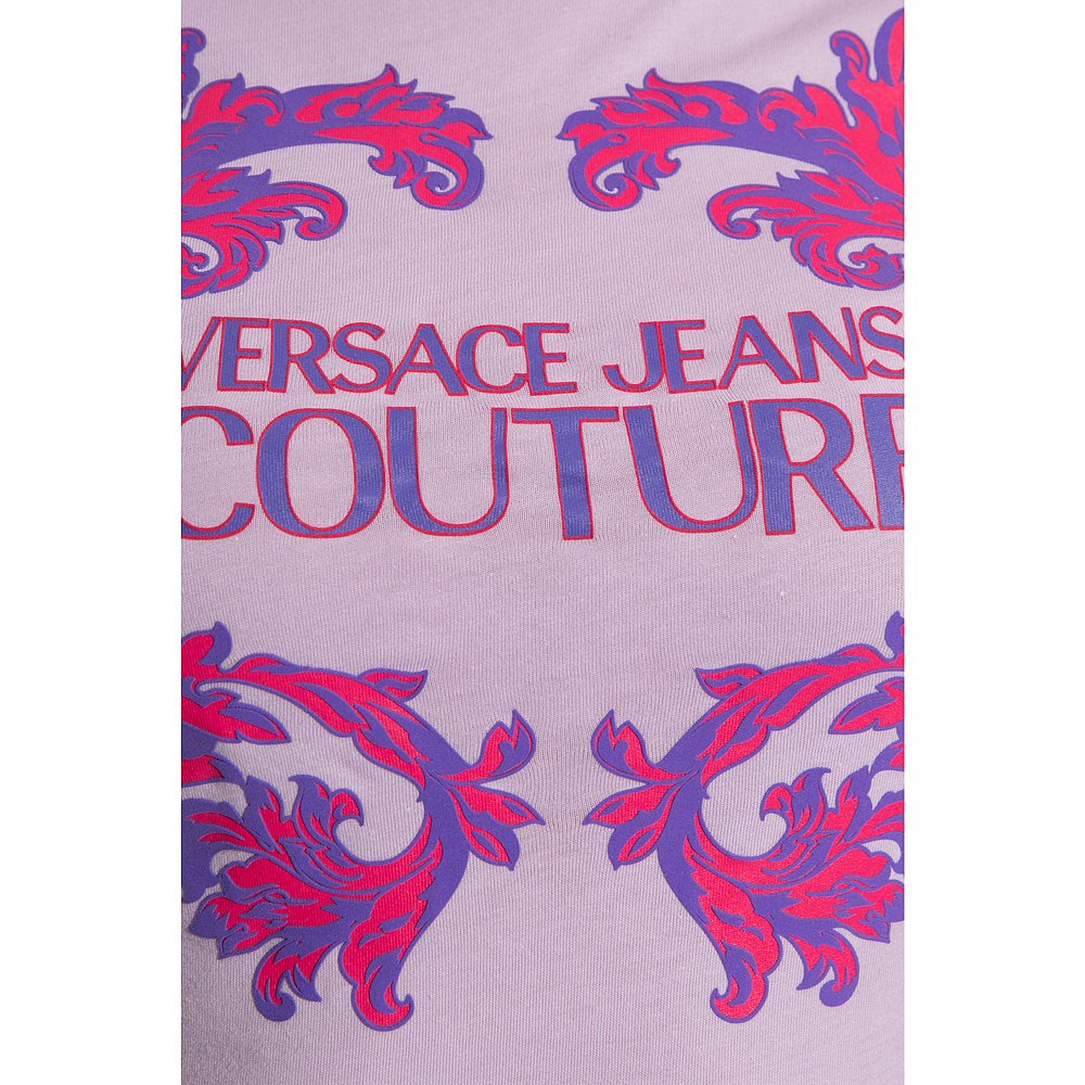 香港直邮Versace Jeans 短袖连衣裙 76HAOG02CJ02G - 图2