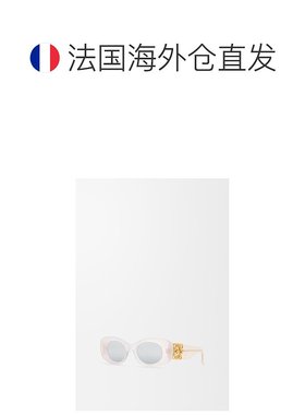 1h可退 欧洲直邮Loewe罗意威 Anagram系列女士白色醋酸纤维椭圆形