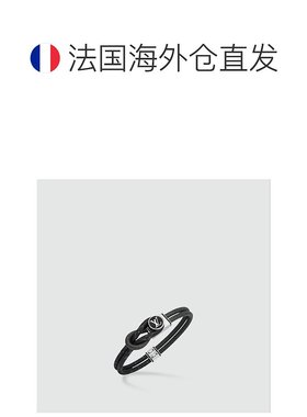 1h可退 欧洲直邮LV/路易威登 男士黑色黄铜/帆布手链新款