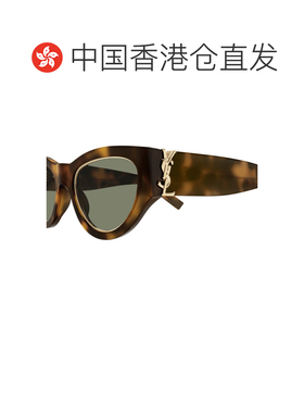 1h可退 香港直邮SAINT LAURENT 女士太阳镜 SLM94RIM001 CO 棕色