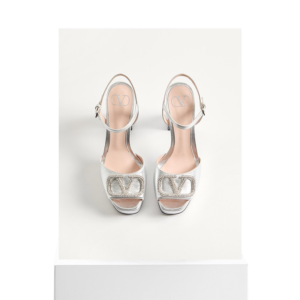 香港直邮Valentino 露跟高跟凉鞋 WS0FG2UXF厚底 - 图3