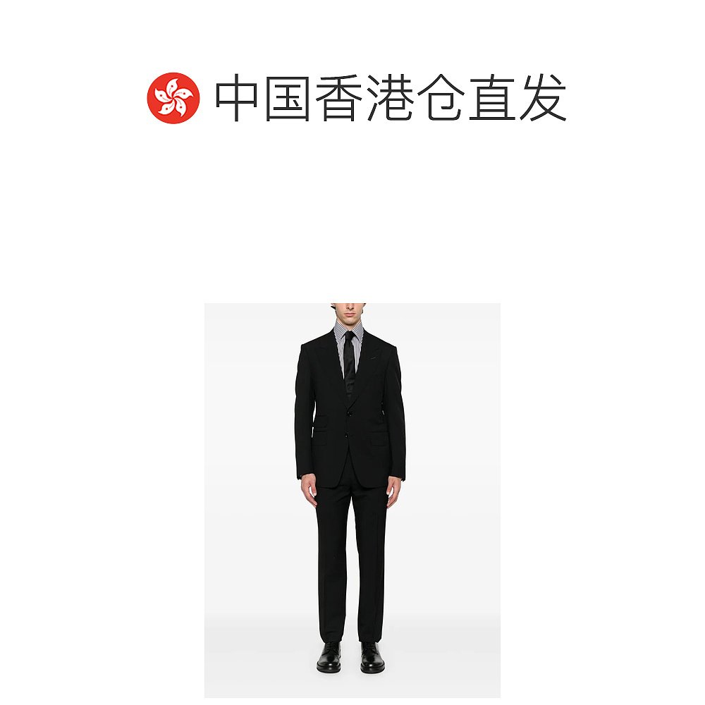 1h可退 香港直邮Tom Ford 汤姆·福特 男士 修身条纹衬衫 HSBC01C - 图1