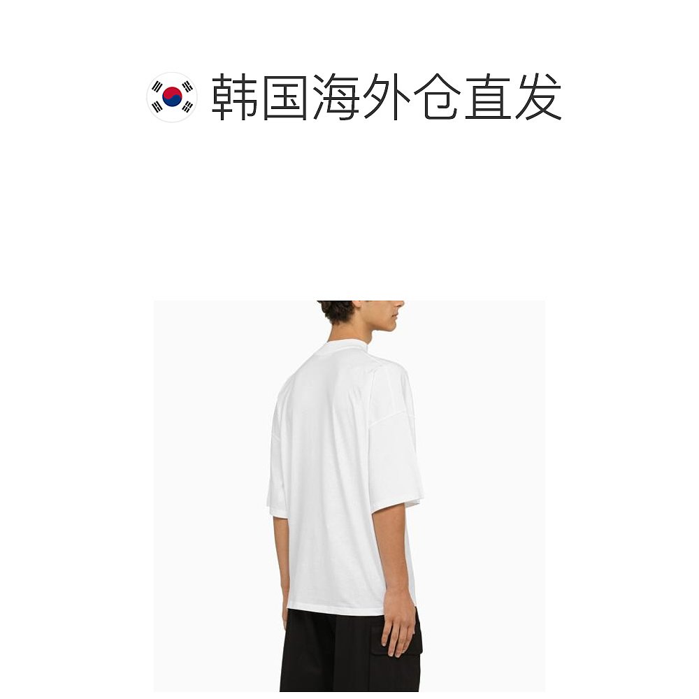 韩国直邮JIL SANDER24SS短袖T恤男J21GC0005J45084White - 图1