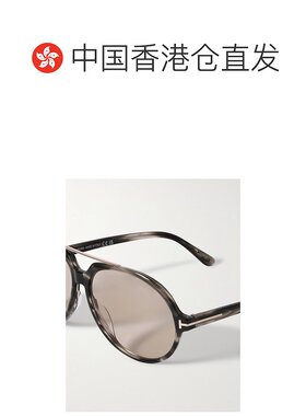 1h可退 香港直邮Tom Ford 汤姆·福特 男士 Aalto 飞行员龟甲色醋