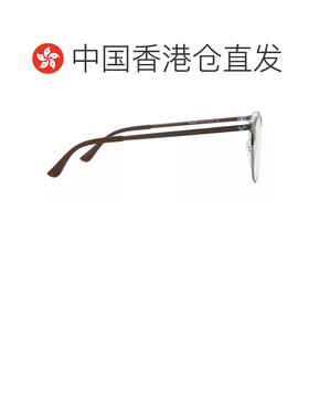 香港直邮RAY-BAN 男士眼镜 RX63753172 SS2025 白色 椭圆镜框平光