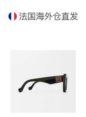 1h可退 欧洲直邮LOEWE/罗意威 女士黑色醋酸纤维太阳镜新款