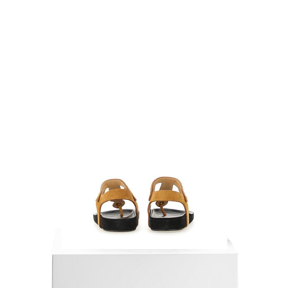 香港直邮Isabel Marant 伊莎贝尔·玛兰 女士 刺绣铆钉平底凉鞋 S,淘宝优惠券,粉丝福利购,淘宝优惠卷