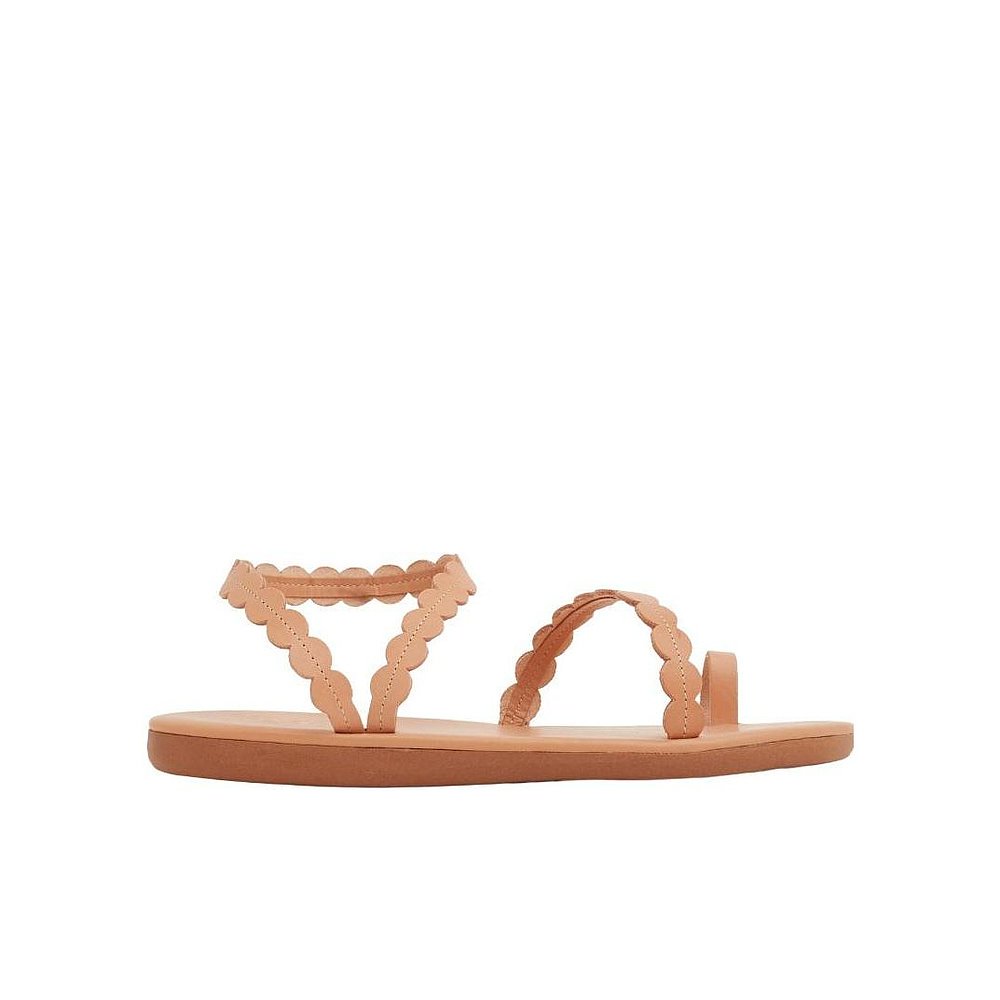 香港直邮Ancient Greek Sandals 徽标平底凉鞋 AURANATURL558Beig - 图2