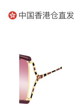 Gucci 徽标细节太阳镜 GG0592S古驰时尚百搭舒适高级感配饰