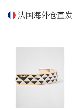 欧洲直邮PRADA (2025) 珐琅金属配饰手镯手链