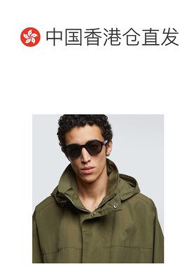 1h可退 香港直邮Zegna 杰尼亚 男士 方框太阳眼镜 black黑色 舒适