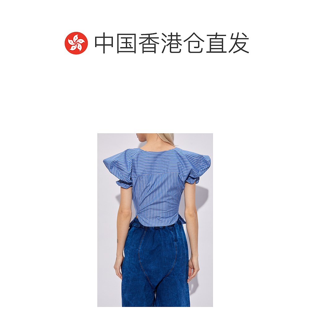 香港直邮Vivienne Westwood 条纹衬衫 1505000GW00QZ - 图1