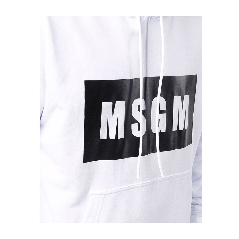 香港直邮MSGM logo印花连帽卫衣 2000MM525200001 - 图2