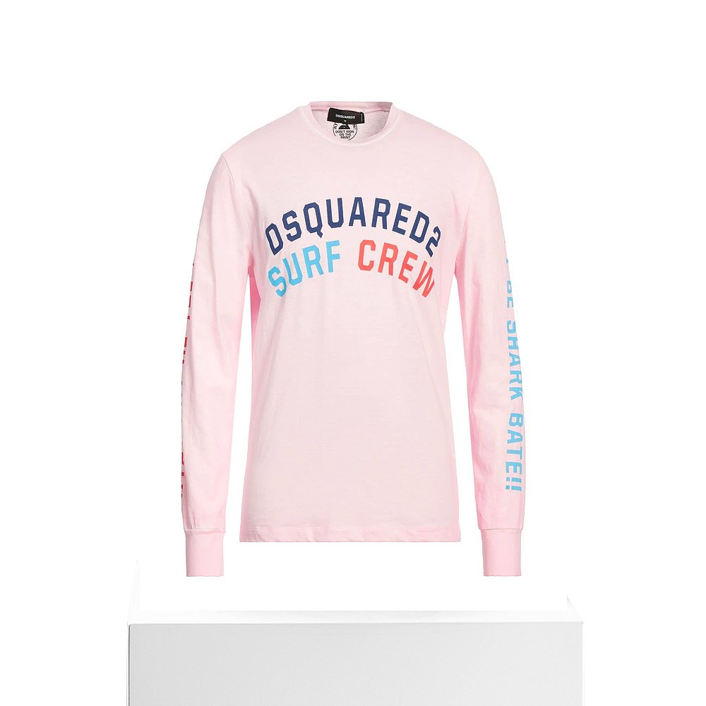 1h可退 香港直邮Dsquared2 二次方 男士 T恤 pink粉色 舒适时尚 - 图3
