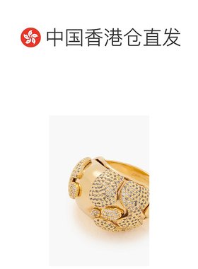 1h可退 香港直邮ZIMMERMANN 女士 镀金水晶戒指 5434S24GOLD