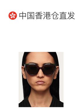 香港直邮Salvatore Ferragamo 几何框太阳镜 51H004