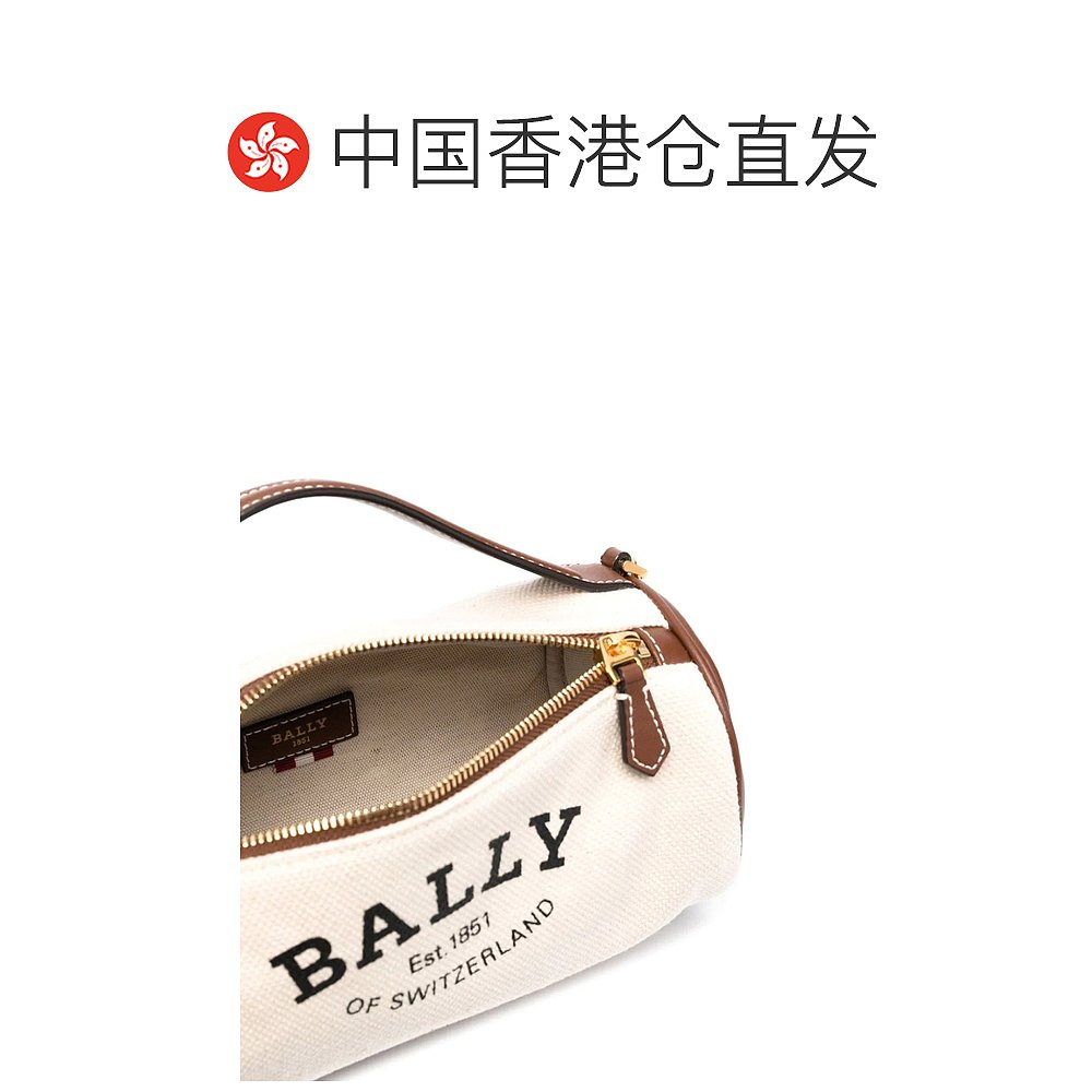 香港直邮BALLY 米色女士单肩包 6302811-CV011 - 图1