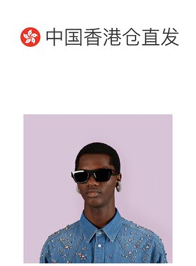 Gucci 矩形框太阳镜 733384J0740古驰