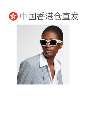 1h可退 香港直邮Celine 思琳 女士 猫眼太阳眼镜 white白色 舒适