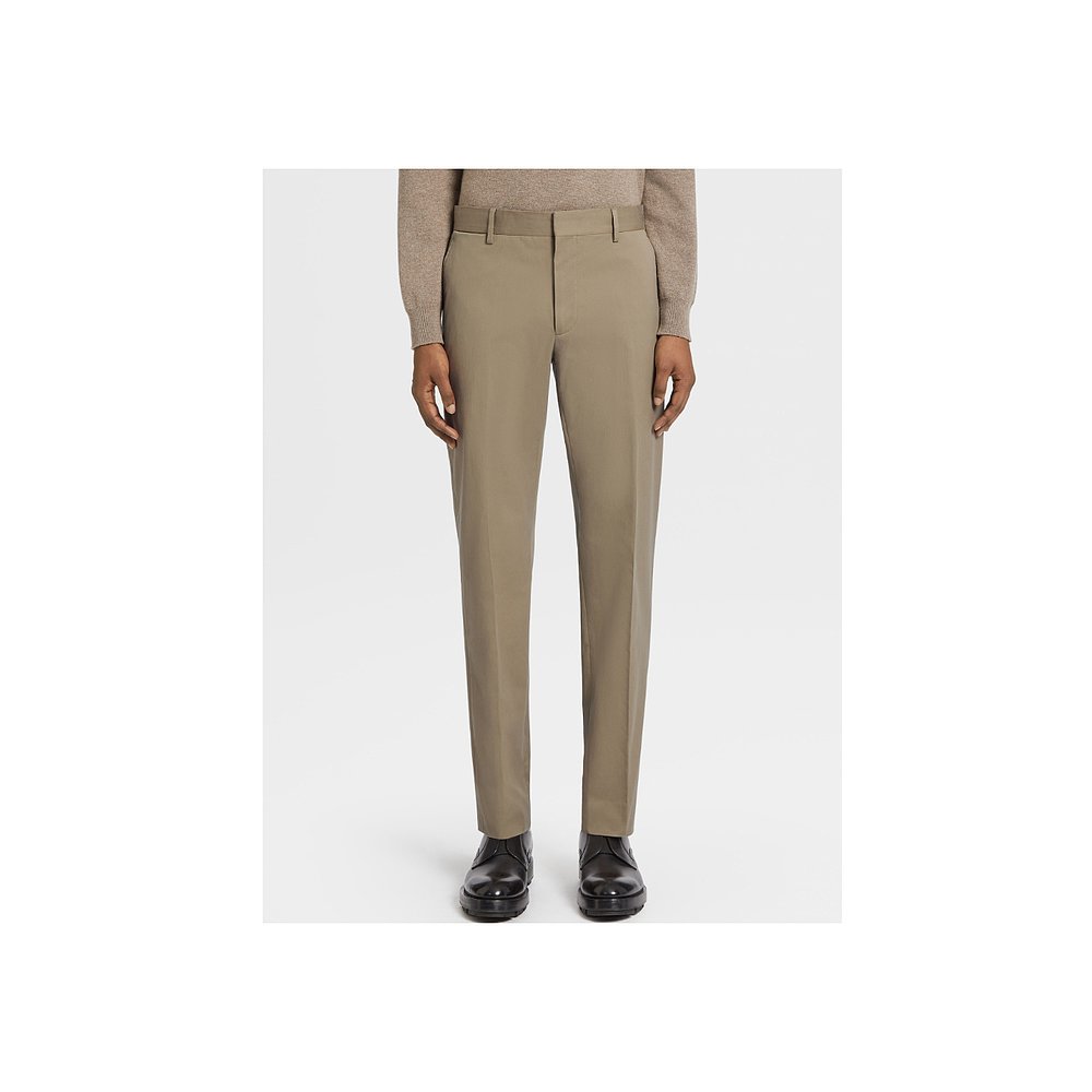 【99新未使用】香港直邮Zegna 徽标休闲裤 E8I03TR14杰尼亚 - 图0