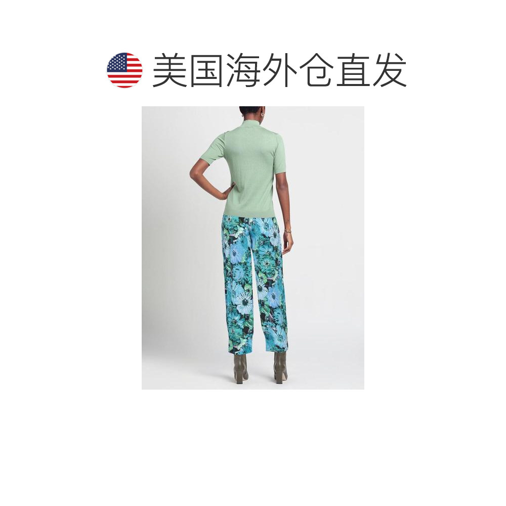 1h可退 【美国直邮】STELLA McCARTNEY 休闲裤 女士高腰蝴蝶结细,淘宝优惠券,粉丝福利购,淘宝优惠卷