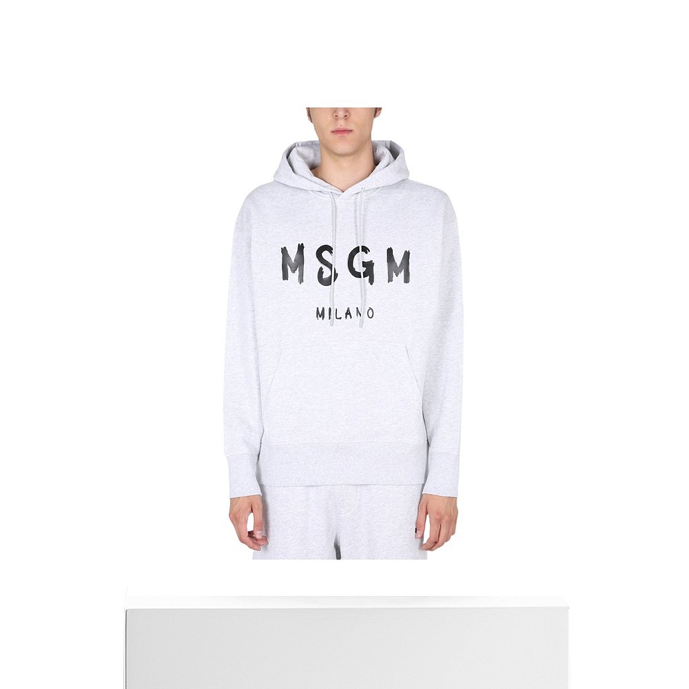 香港直邮MSGM logo印花连帽卫衣 2000MM515200004 - 图2