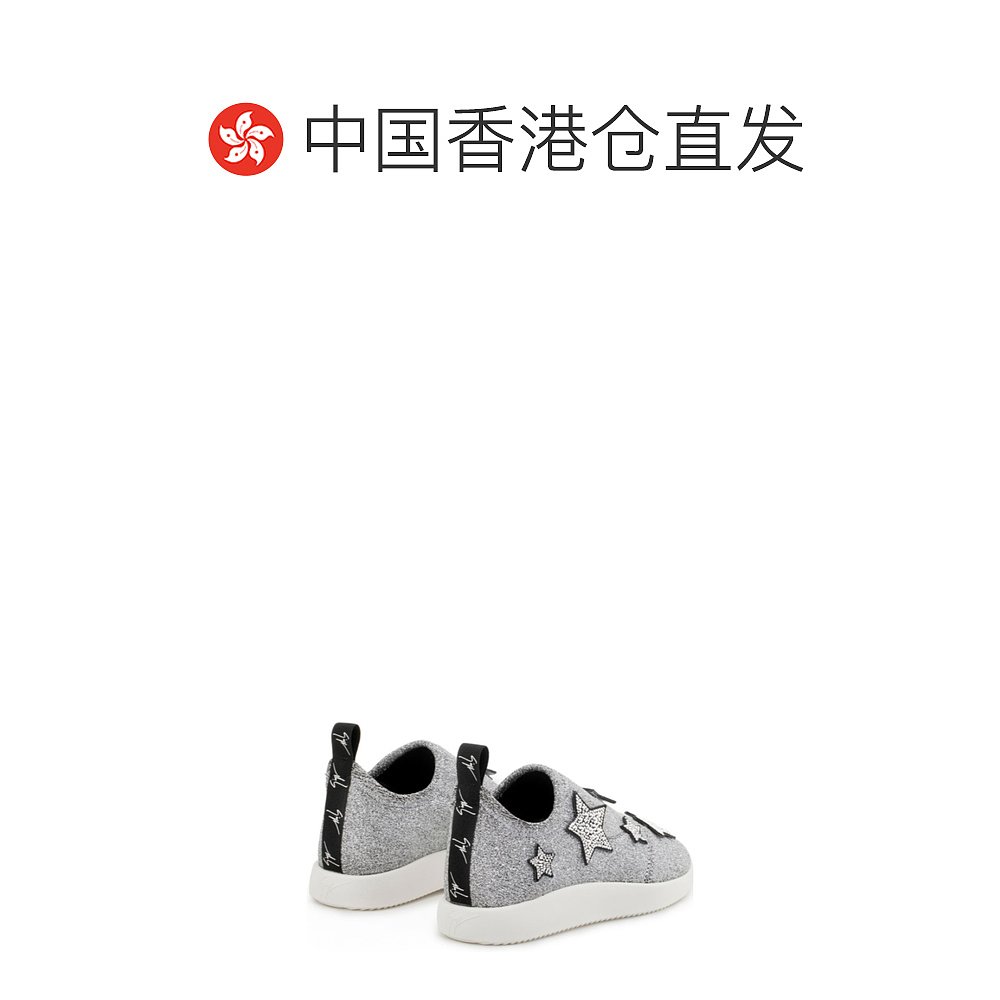 香港直邮Giuseppe Zanotti 低帮休闲运动鞋 RS80038NATA银色 - 图1