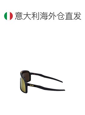 1h可退 欧洲直邮Oakley欧克利男士黑色太阳镜休闲简约时尚潮流百9