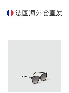1h可退 欧洲直邮LV/路易威登 女士黑色醋酸纤维太阳镜正品舒适百